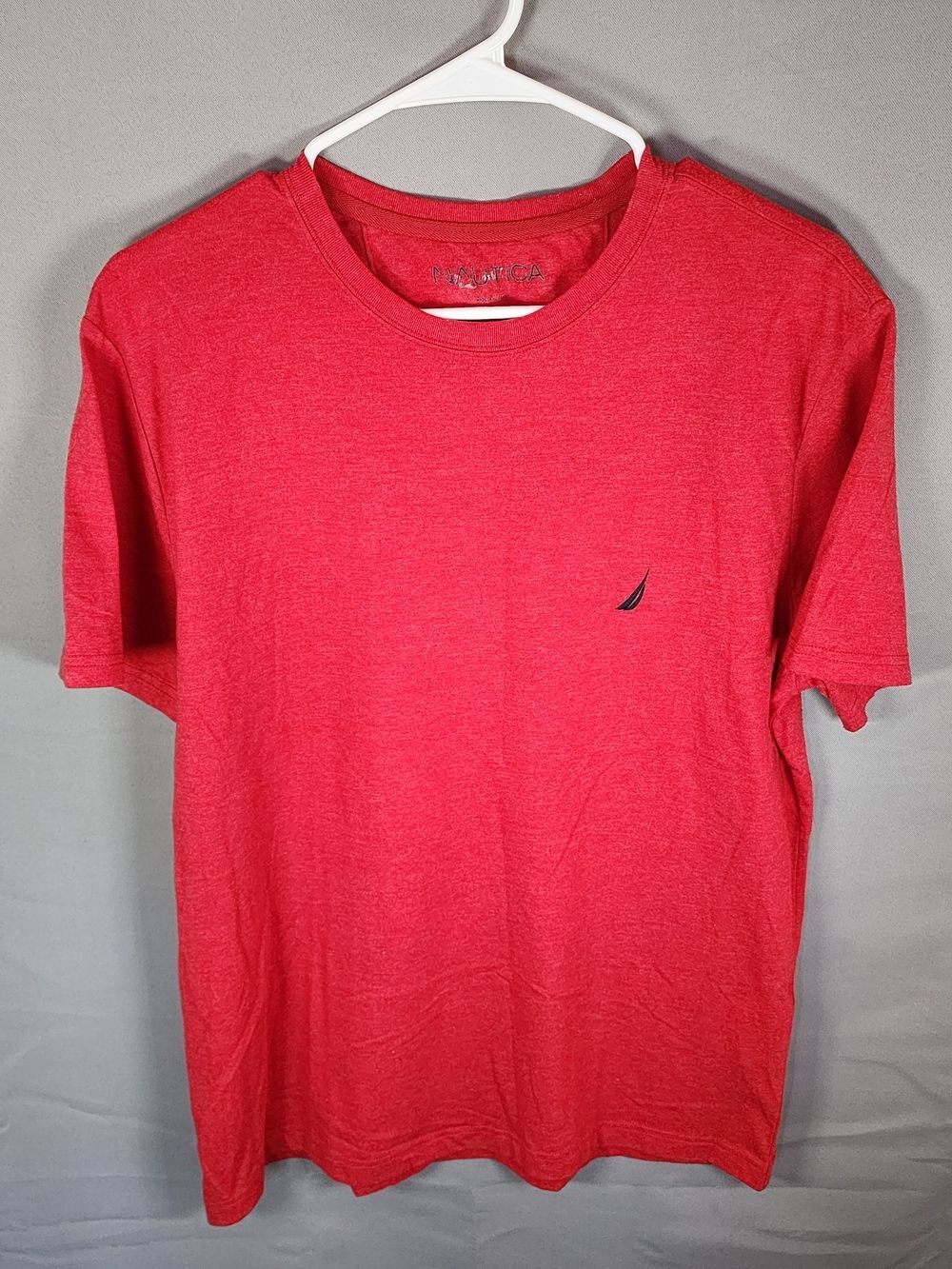 Nautica Bright Red Short-Sleeve Crewneck Tee